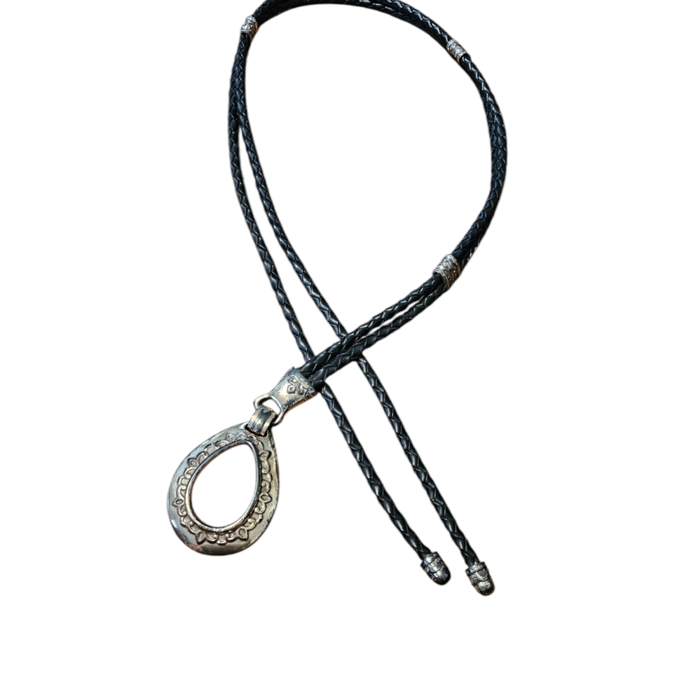 Elegant Black and Silver Women's Belt